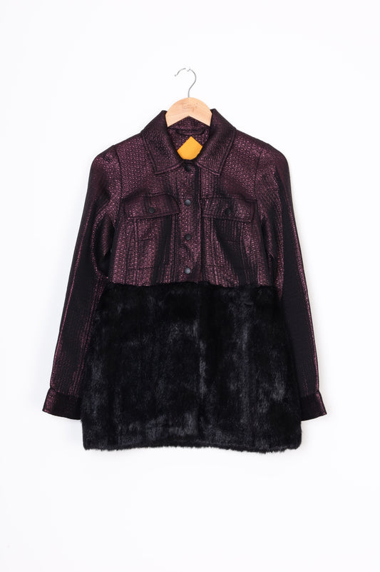 World Womens Purple Jacket Size XS
