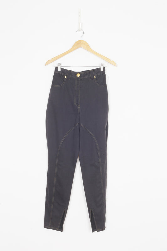 Versus Gianni Versace Womens Black Pants Size W 26