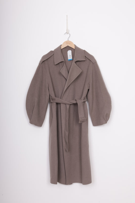 No Label Womens Grey Coat Size F