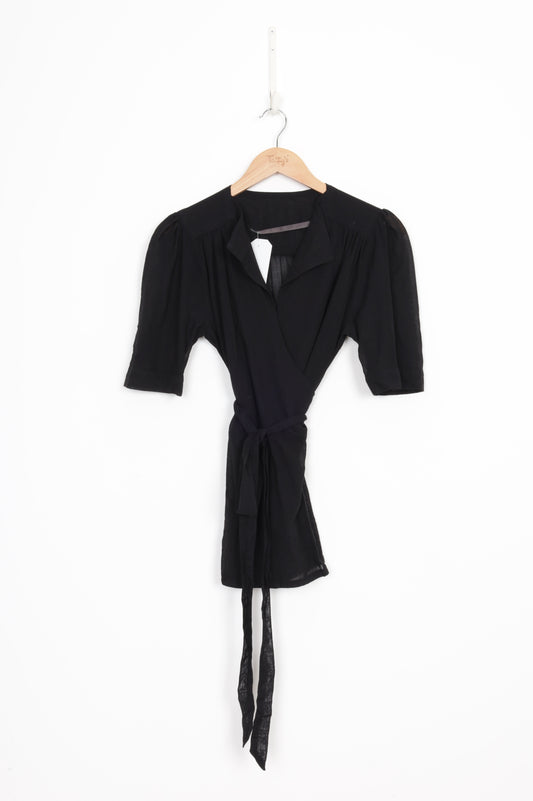 Zambesi Womens Black Top Size 12