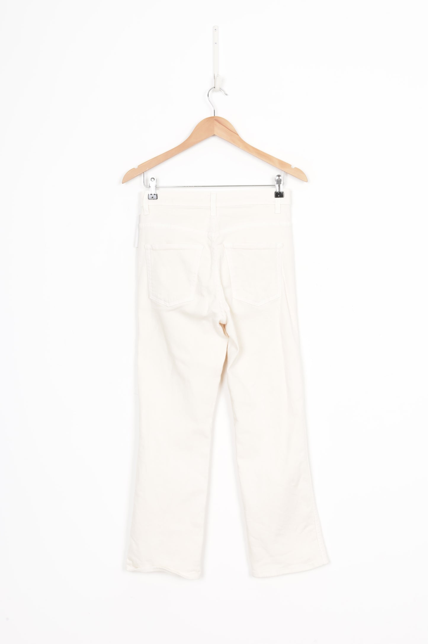 Khaite Womens Cream Jeans Size W 27