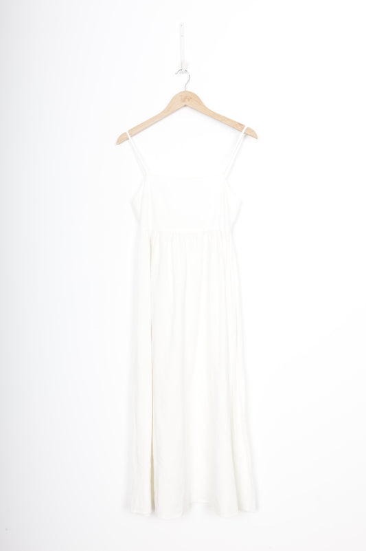 Calli Womens Cream Dress Size 8