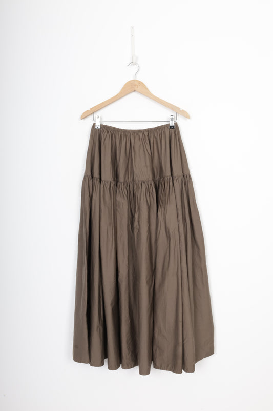 Marle Womens Khaki Maxi Skirt Size 8