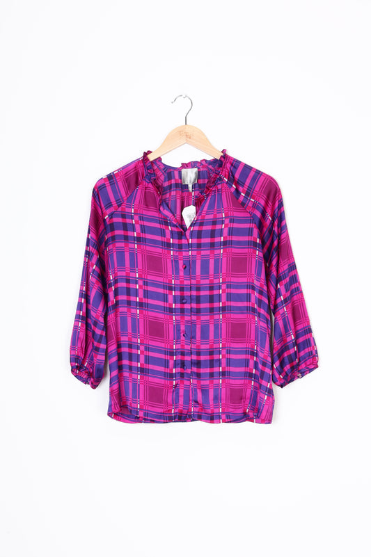 HI There Karen Walker Womens Purple Blouse Size 10