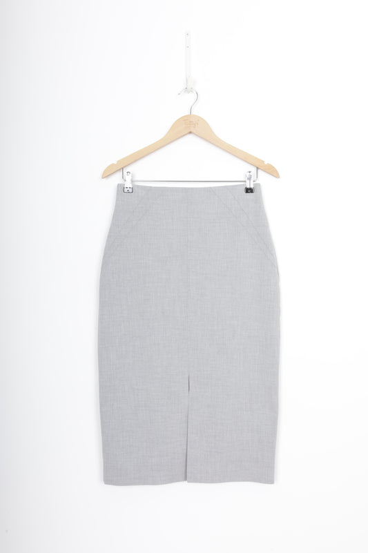 Cue Womens Grey Skirt Size 10