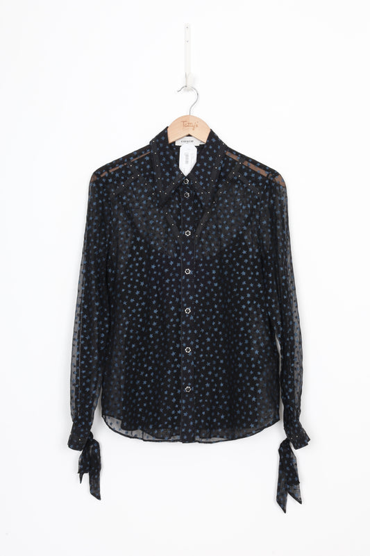 Coach Womens Black Shirt Size 8