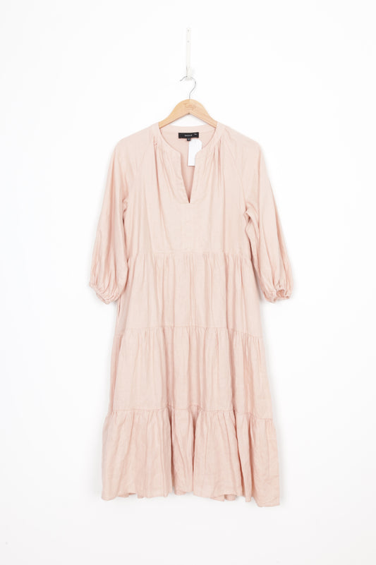 Basque Womens Pink Dress Size 12