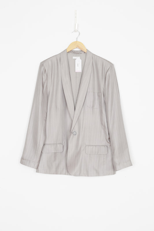 Silk Laundry Womens Grey Blazer Size M
