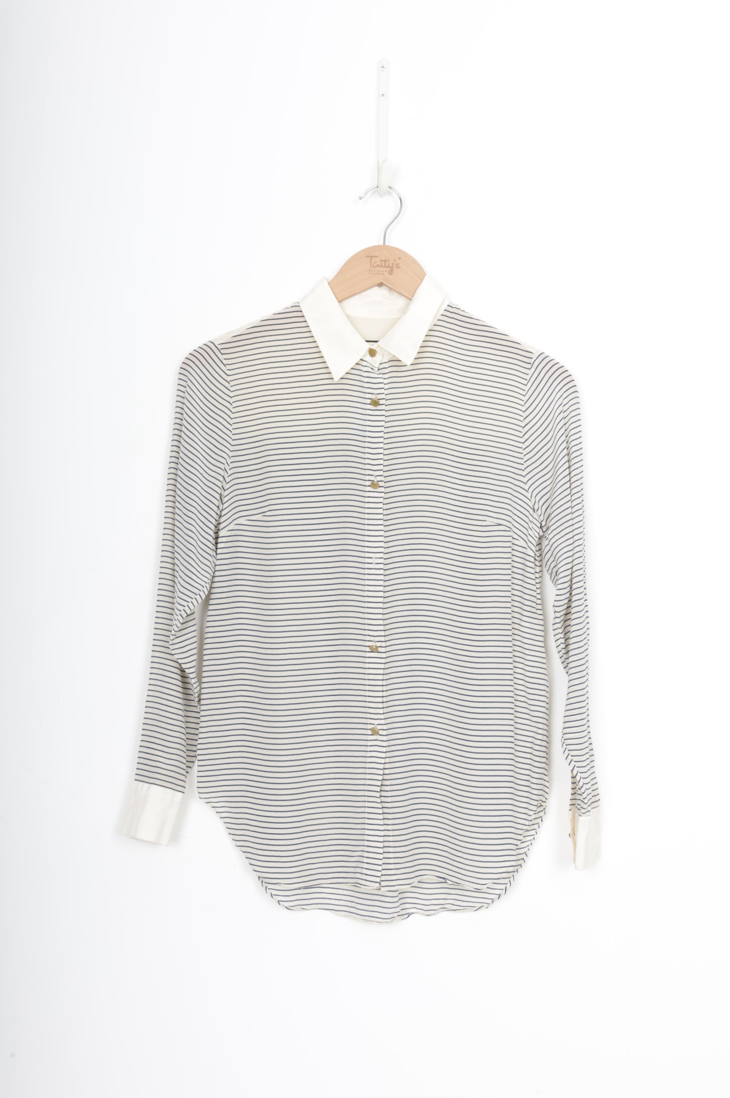 By Malene Birger Womens Cream Shirt Size 32