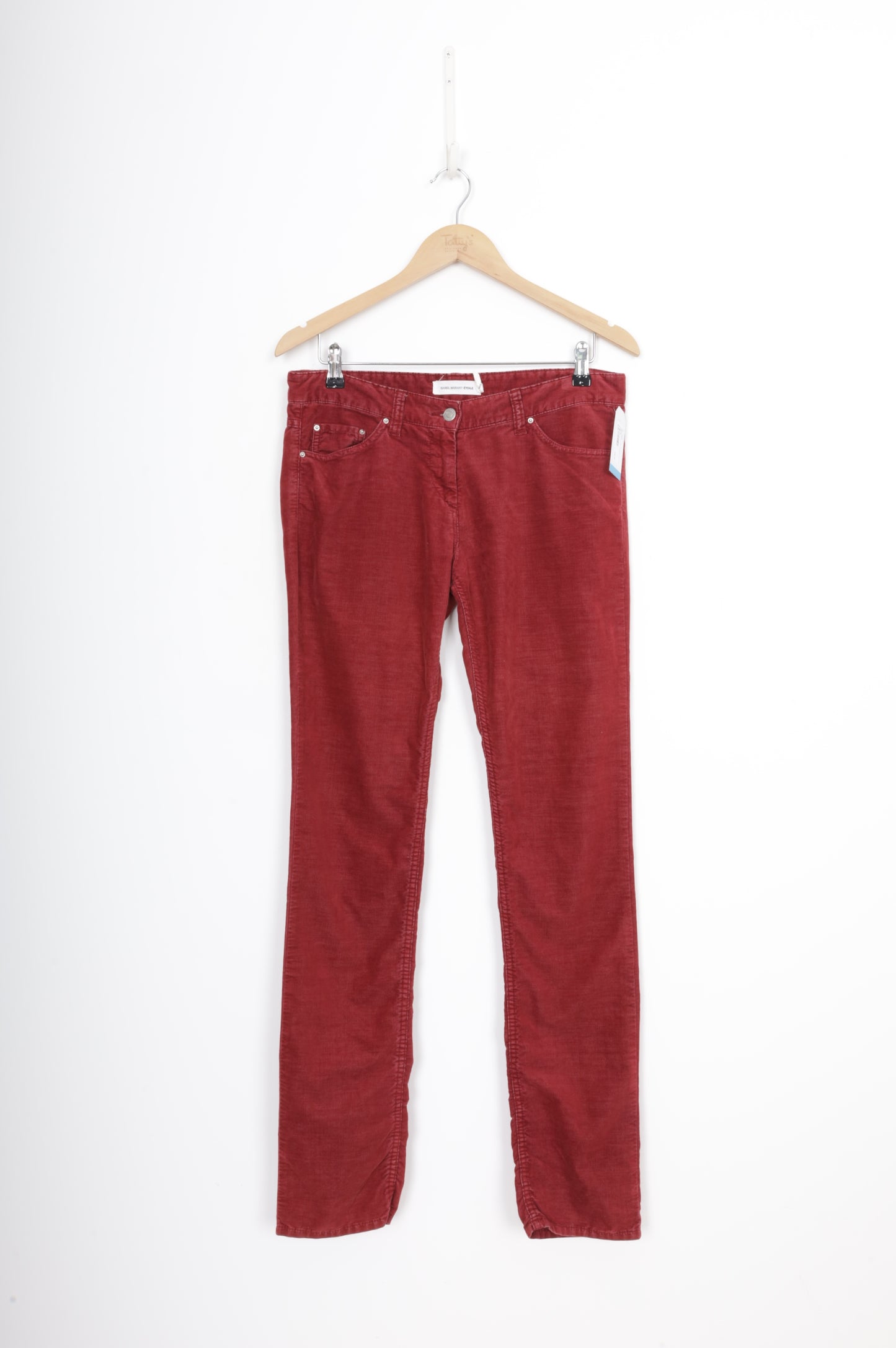 Isabel Marant Etoile Womens Red Pants Size 40