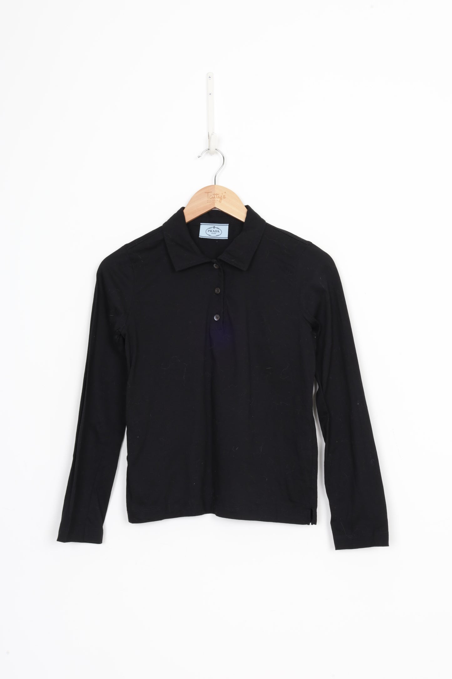 Prada Milano Womens Black Top Size M