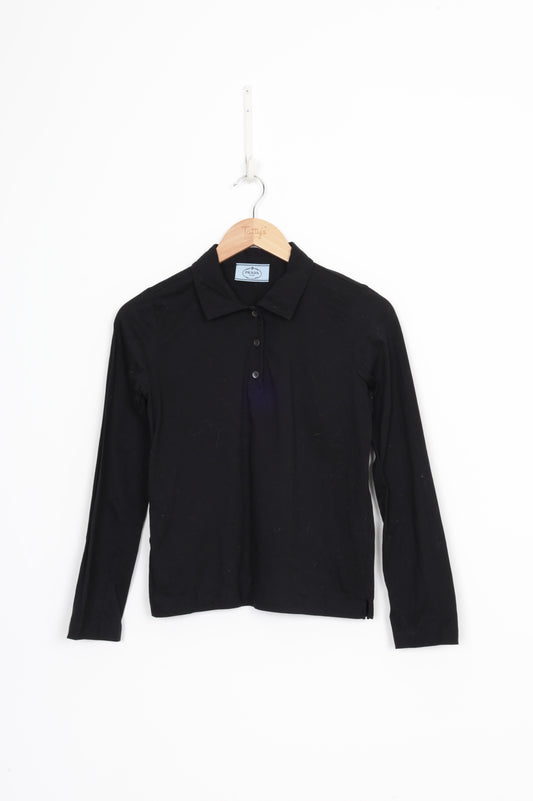 Prada Milano Womens Black Top Size M