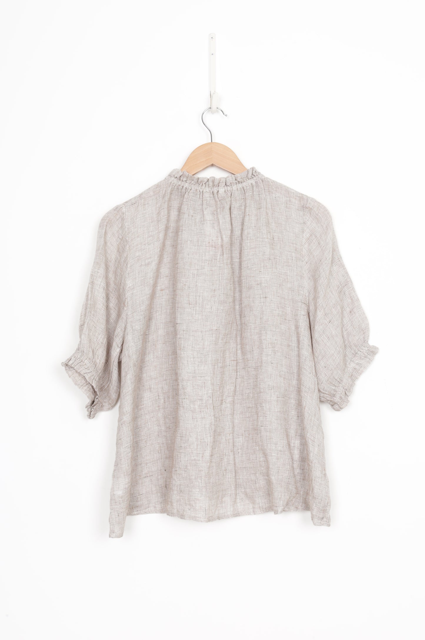 Max Womens Beige Top Size 12