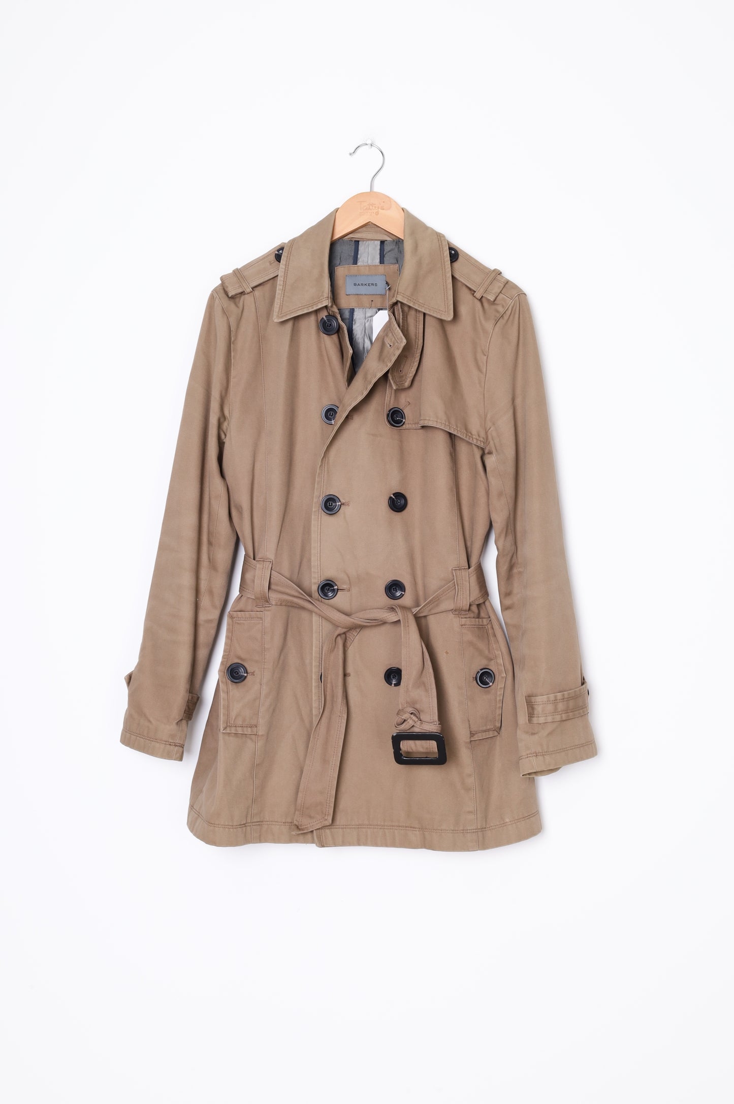 Barkers Mens Brown Coat Size M