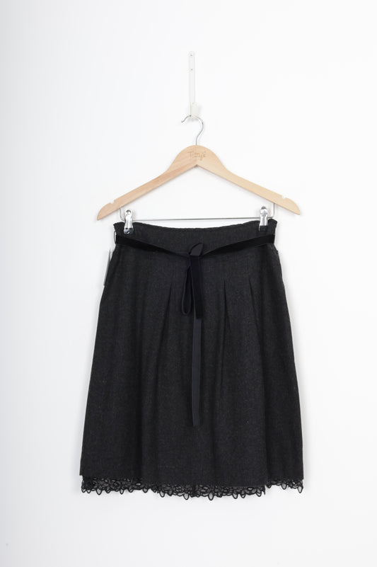 Max Womens Grey Skirt Size 8