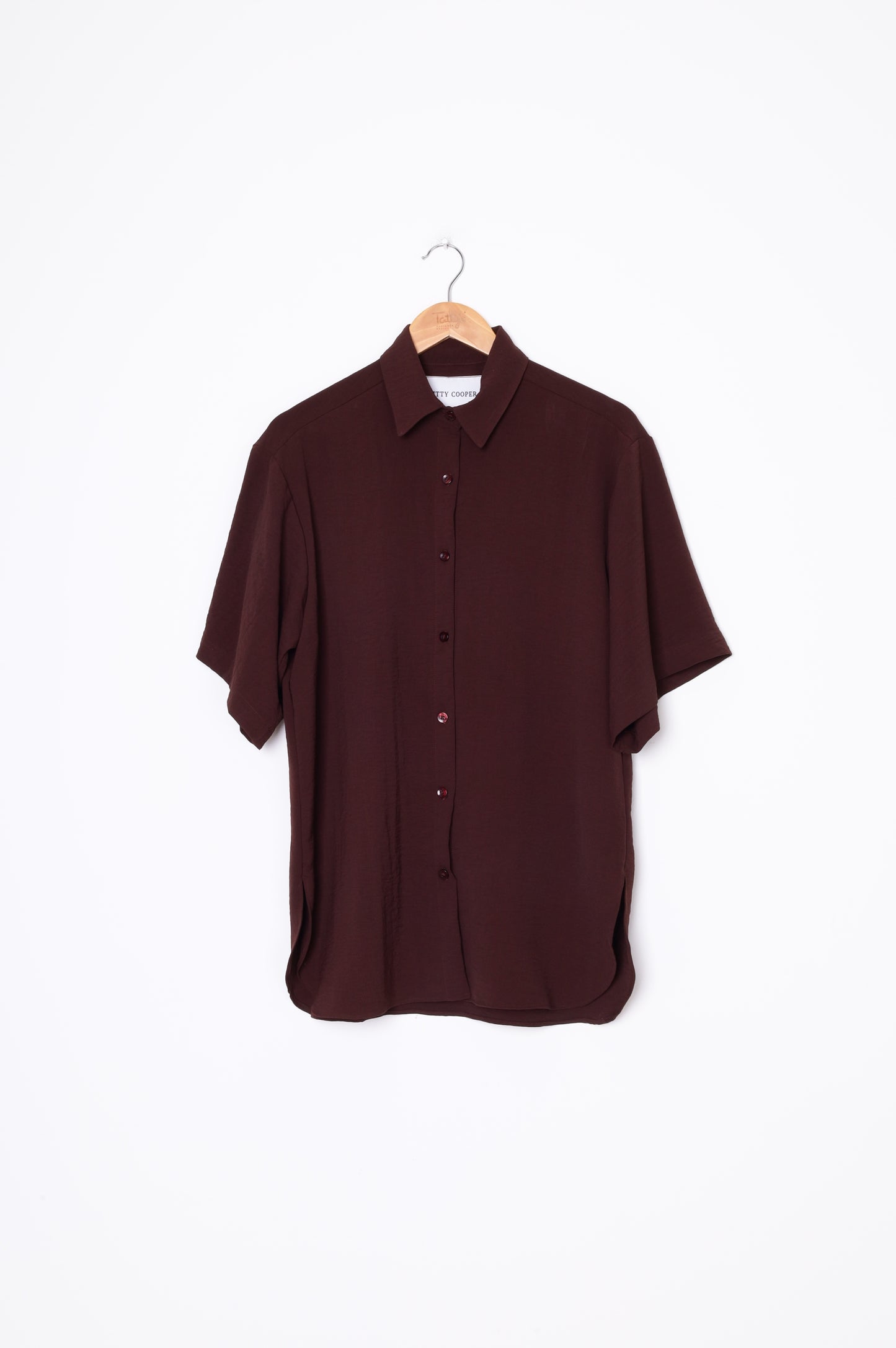 Kitty Cooper Womens Brown Shirt Size O/S