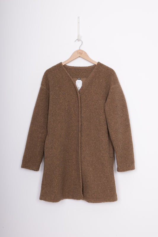 Uniqlo Womens Brown Coat Size M