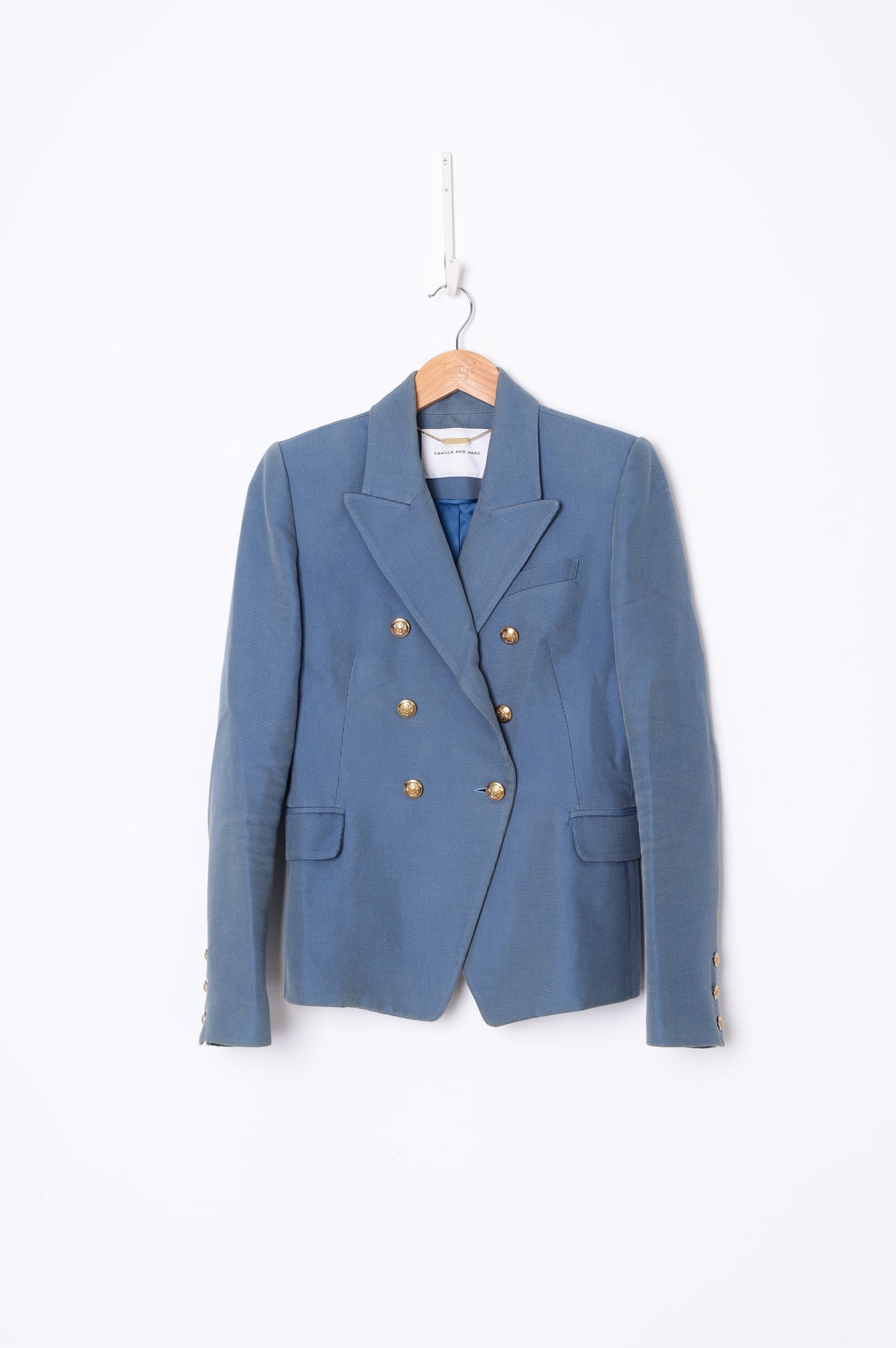 Camilla and Marc Womens Blue Blazer Size 10