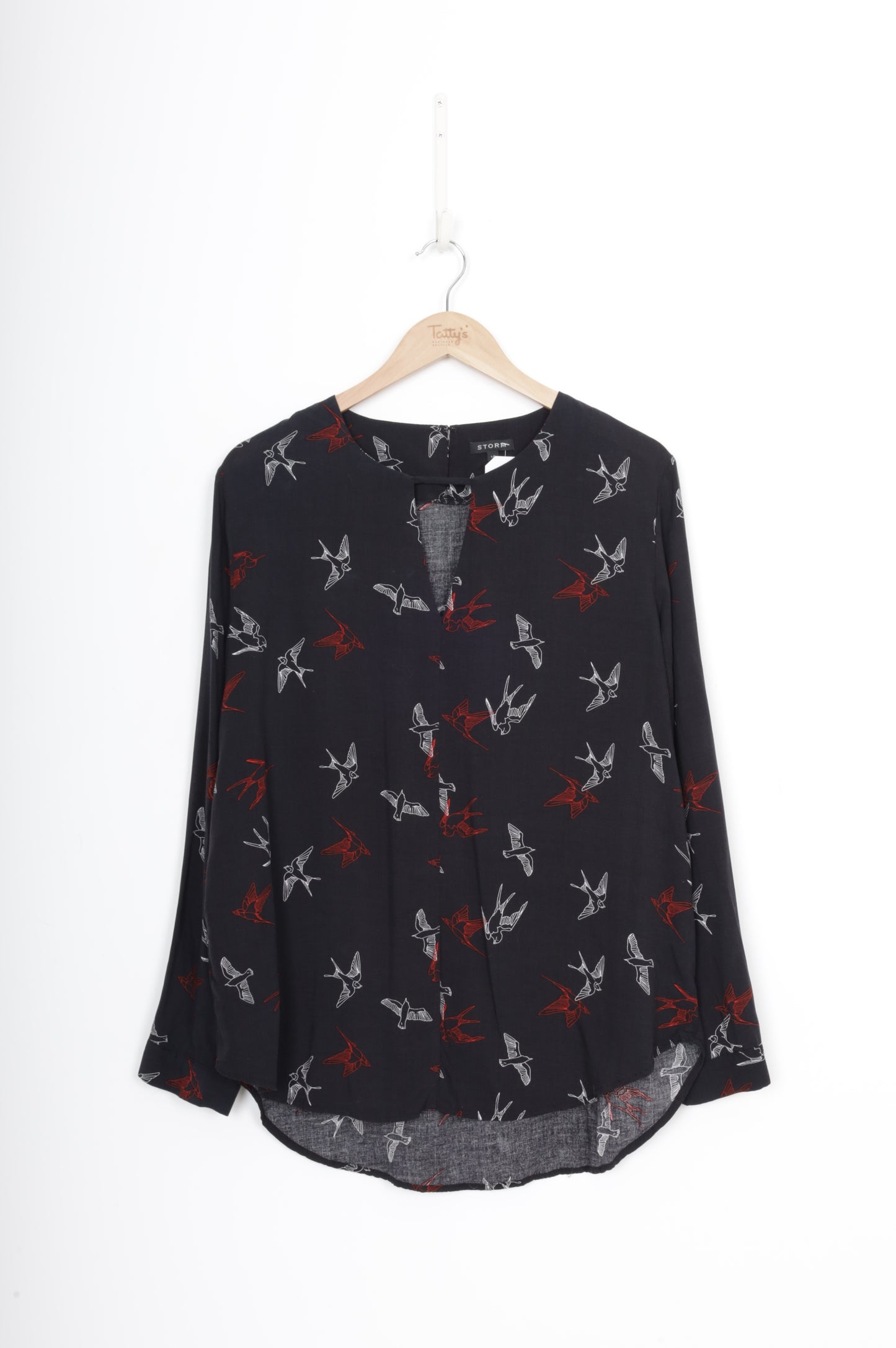 Storm Womens Black Top Size 14