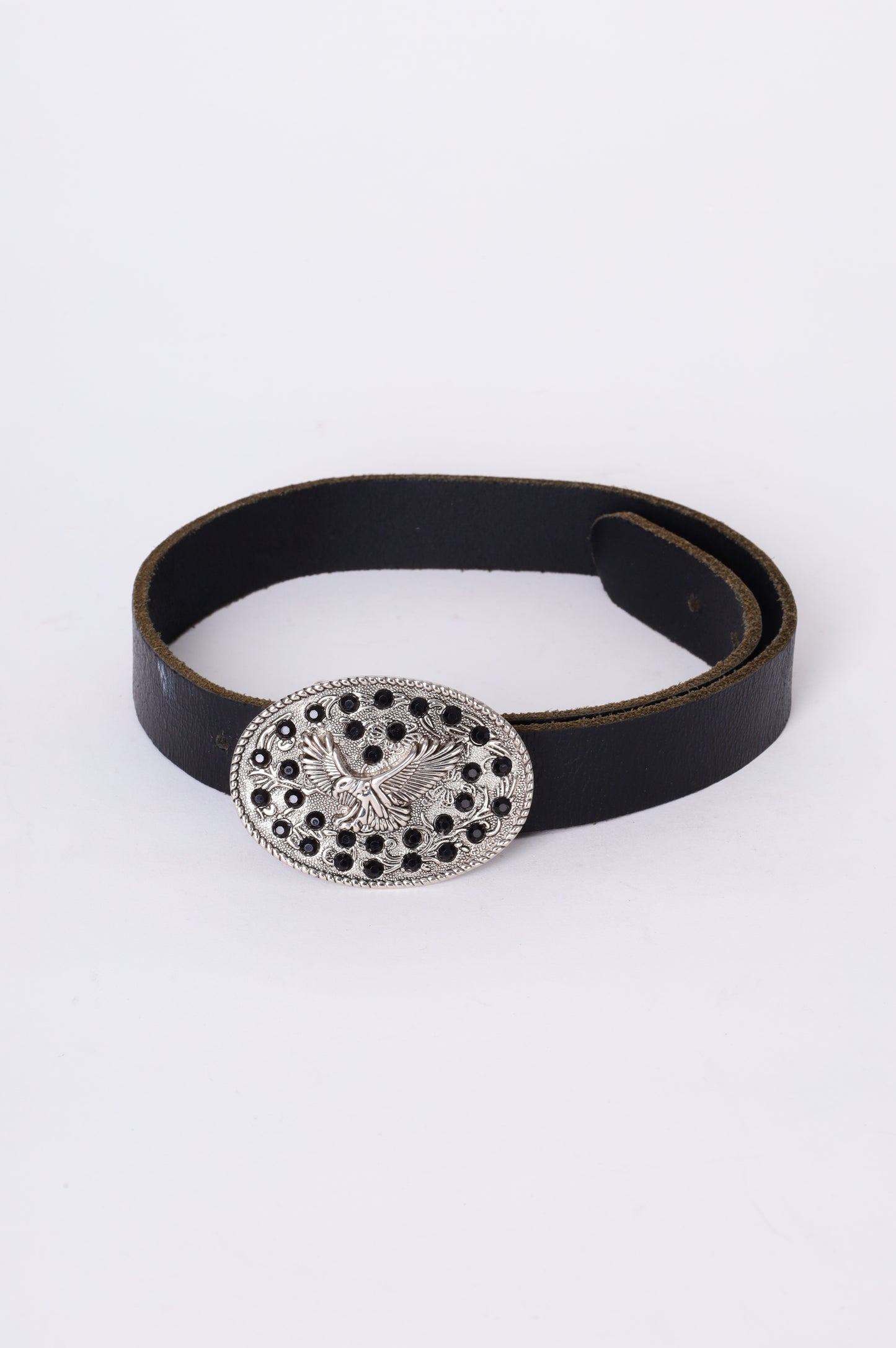 No Label Womens Black Belt Size O/S