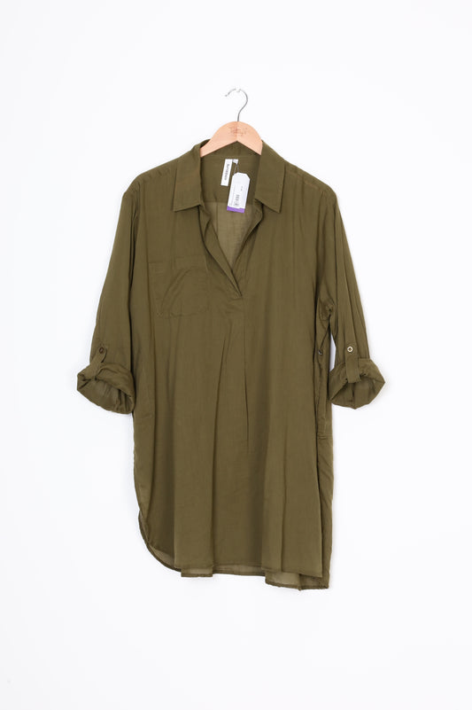 Sunseeker Womens Green Dress Size L