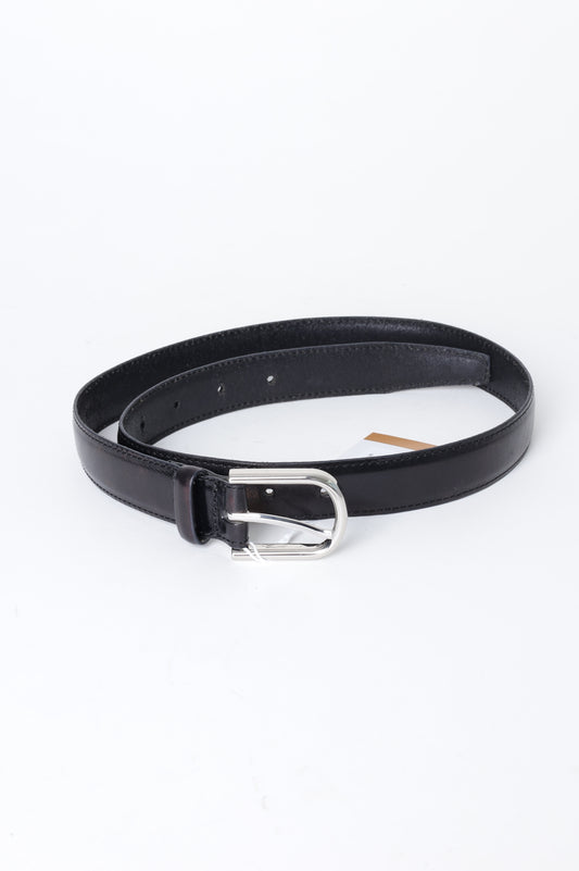 Arket Womens Black Belt Size XS