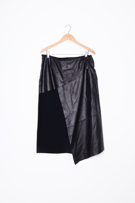 Sabatini Womens Black Skirt Size L