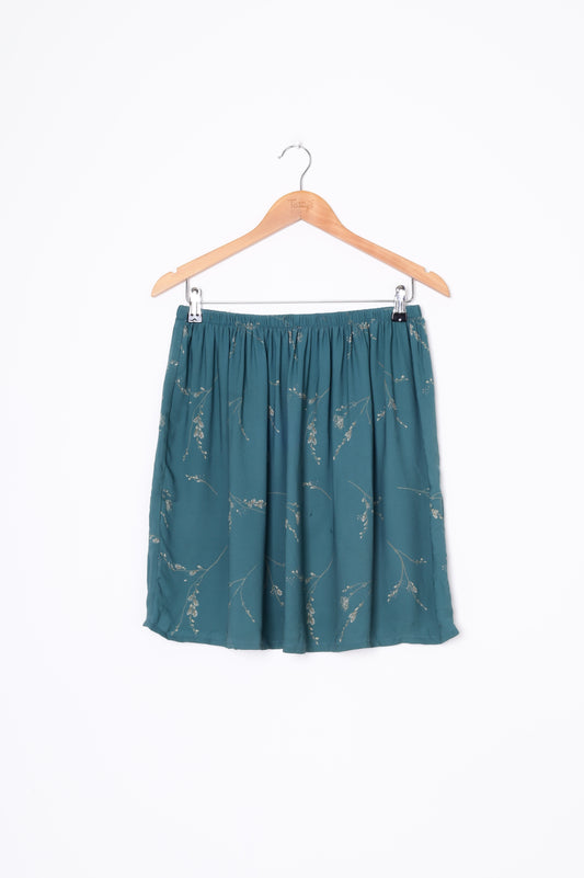 Widdess Womens Blue Skirt Size 12