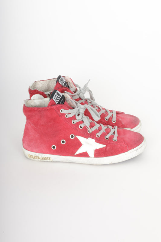 Golden Goose Womens Red Sneakers Size 37