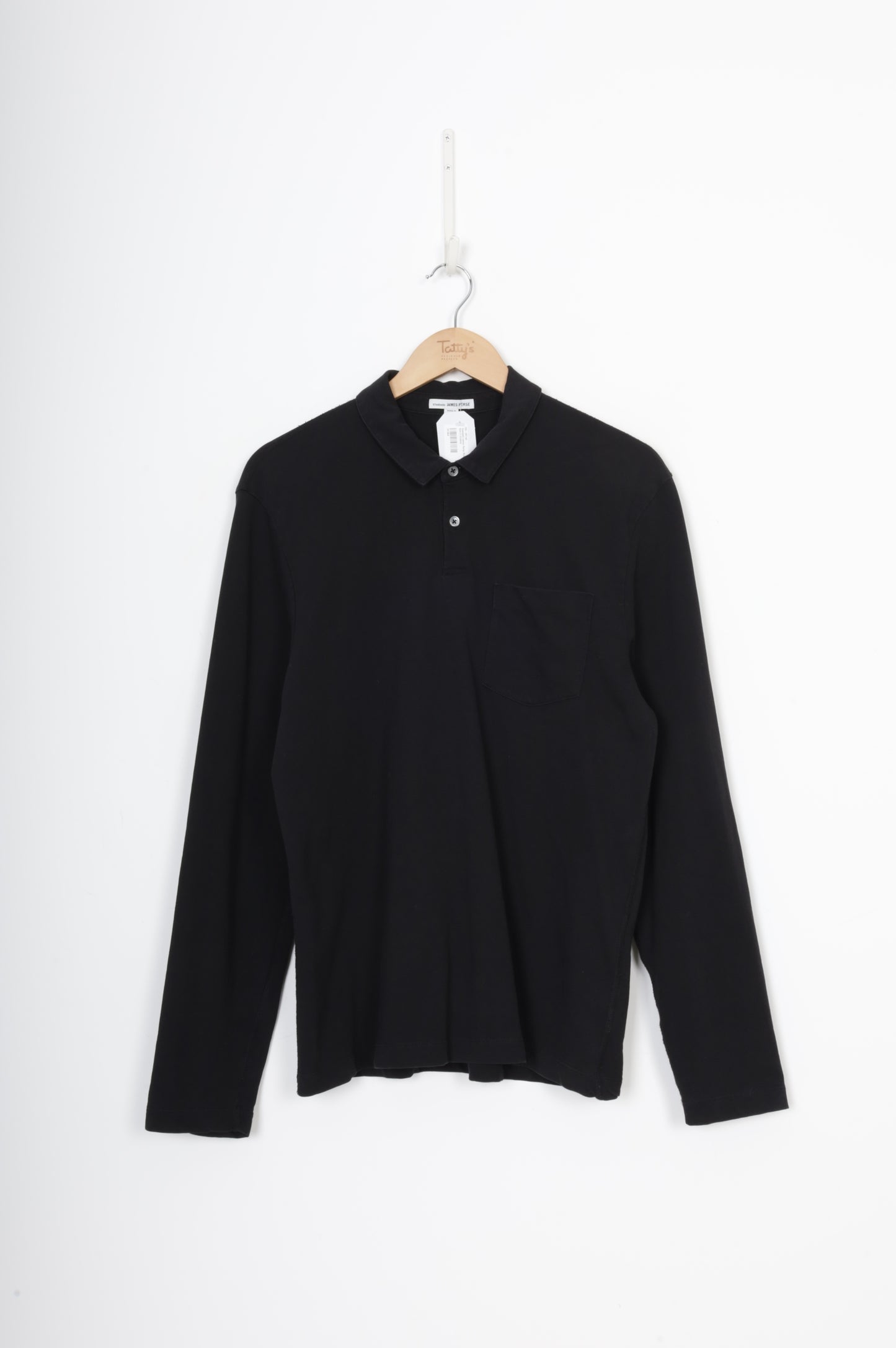 Standard James Perse Mens Black Shirt Size 2