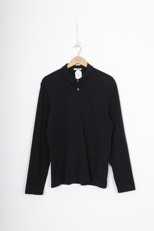 Standard James Perse Mens Black Shirt Size 2