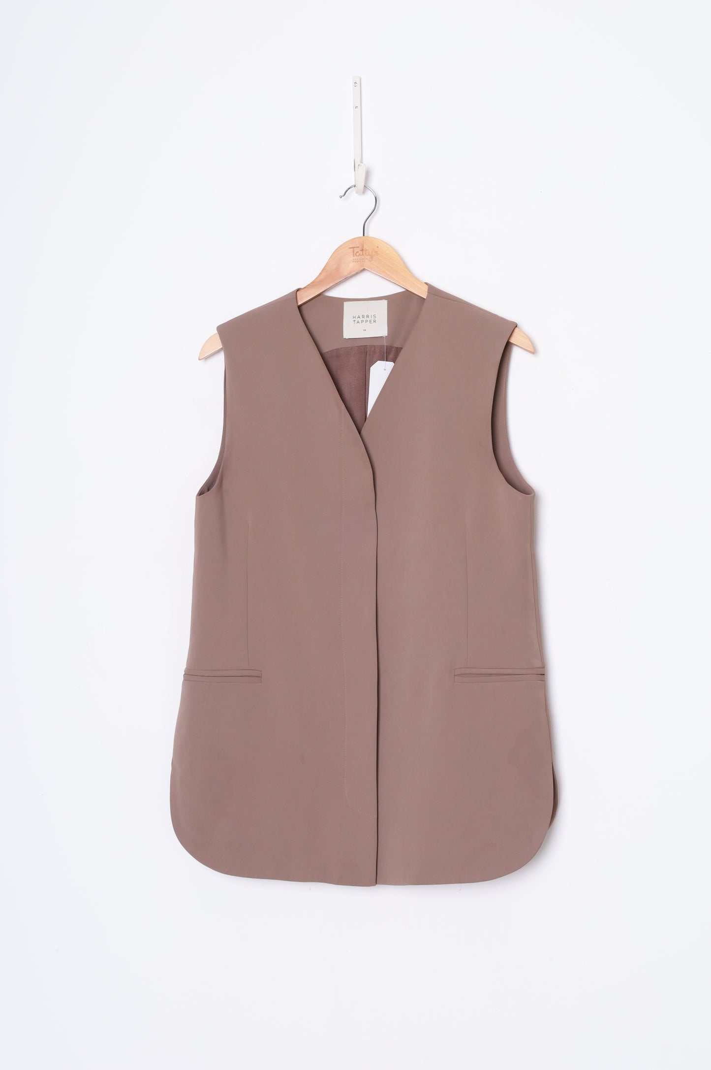 Harris Tapper Womens Brown Vest Size 10