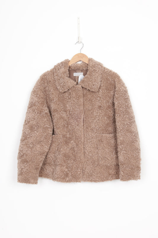 Briarwood Womens Beige Jacket Size M
