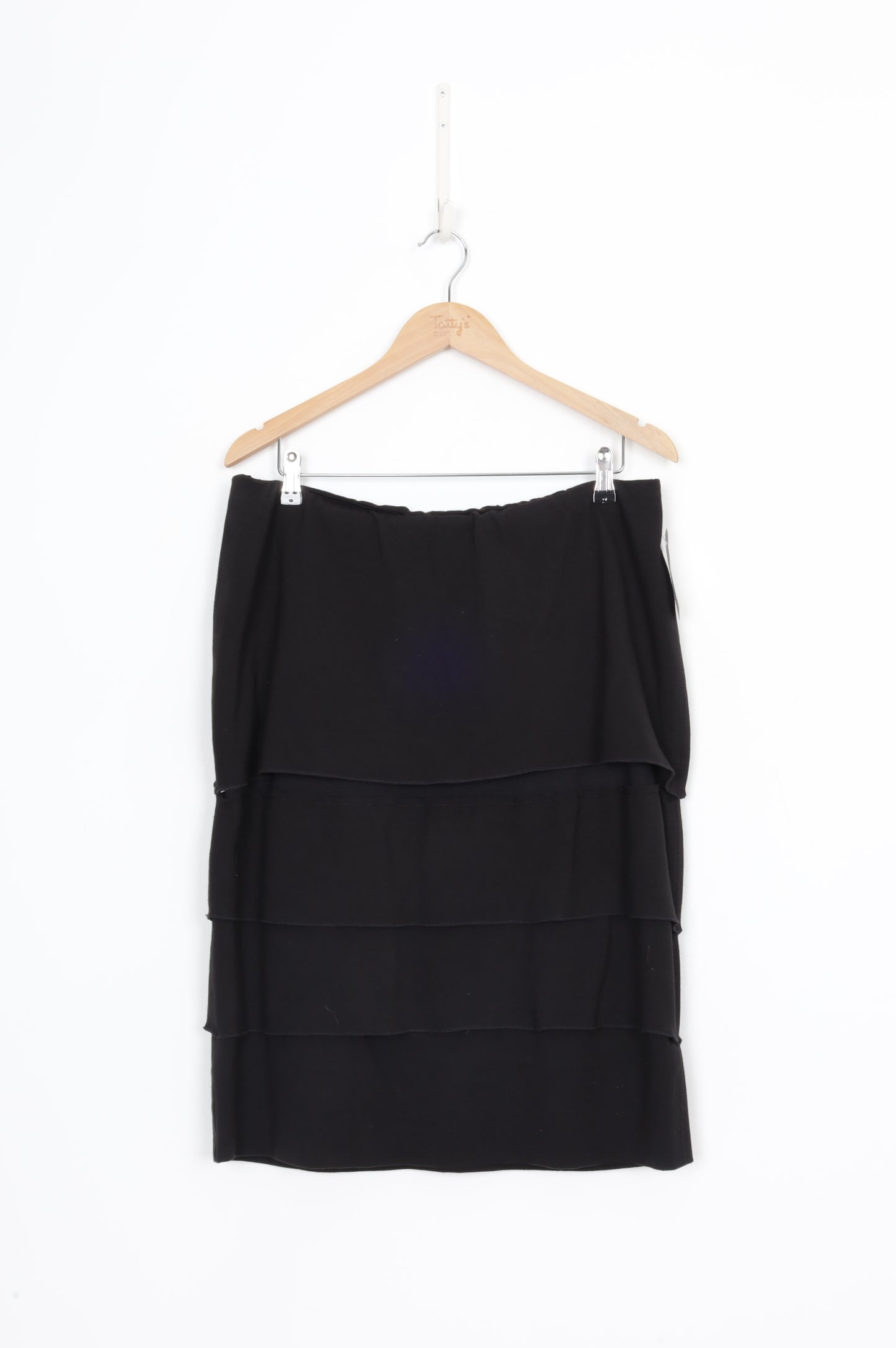 Verge Womens Black Skirt Size 16