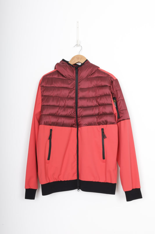 National Geographic Mens Red Jacket Size L