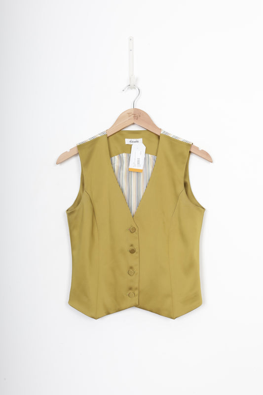 Hideseekers (NZ Made) Womens Green Vest Size S