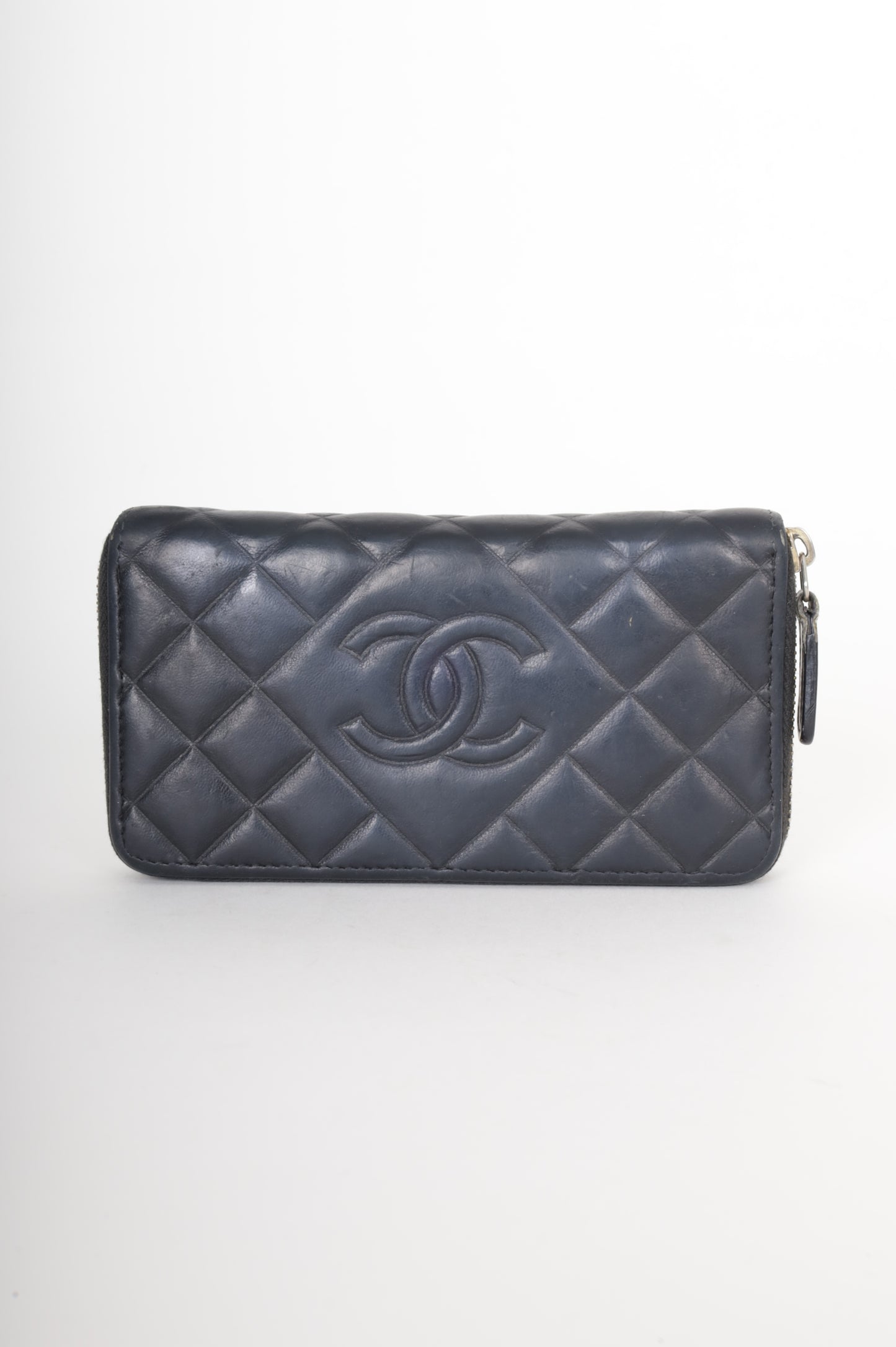 Chanel Womens Black Wallet Size O/S