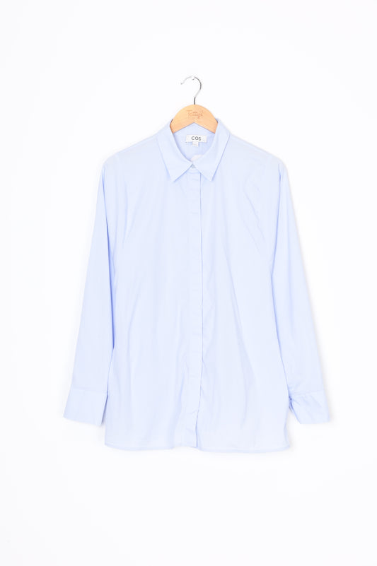 Cos Womens Blue Shirt Size 42