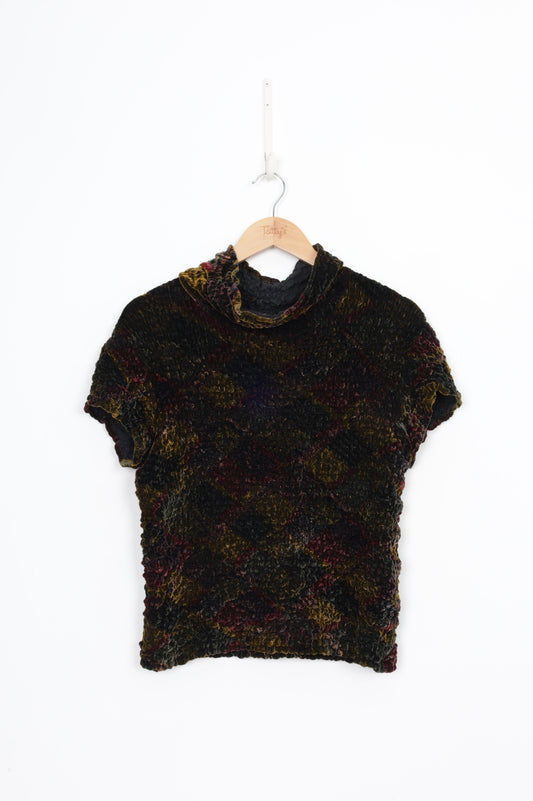Liz Mitchell Womens Green Top Size 10