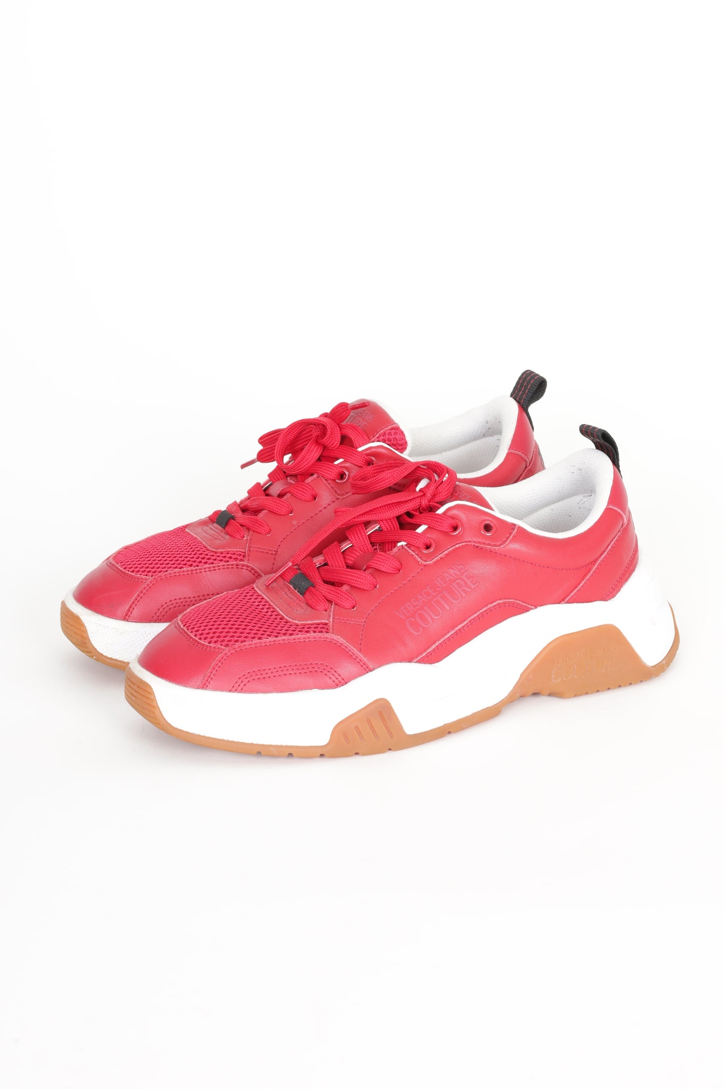 Versace Jeans Couture Mens Red Sneakers Size 44