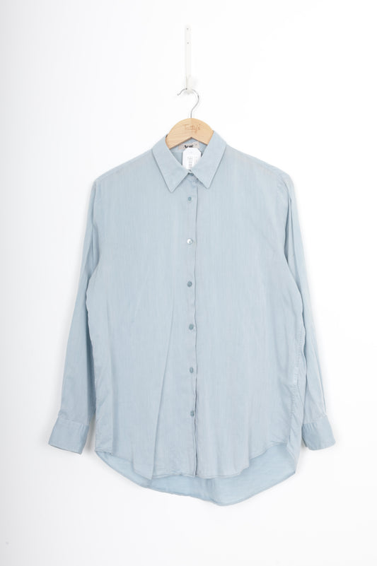 Acne Womens Blue Shirt Size 34