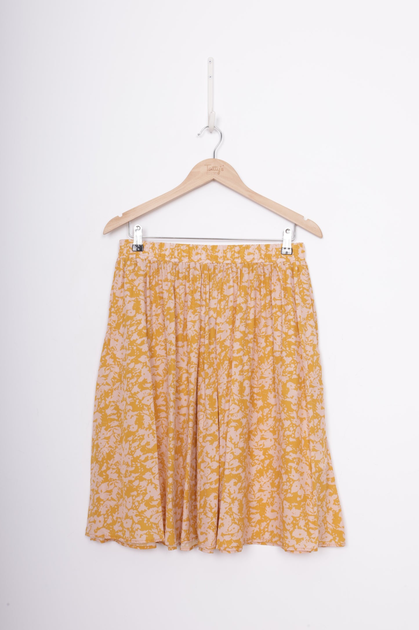 juliette hogan Womens Yellow Skirt Size 14