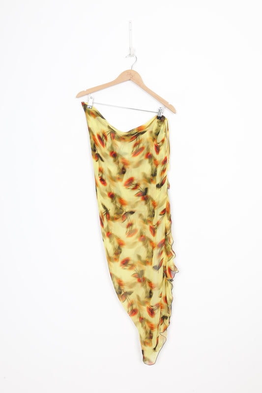 Bec + Bridge Womens Yellow Skirt Size 14