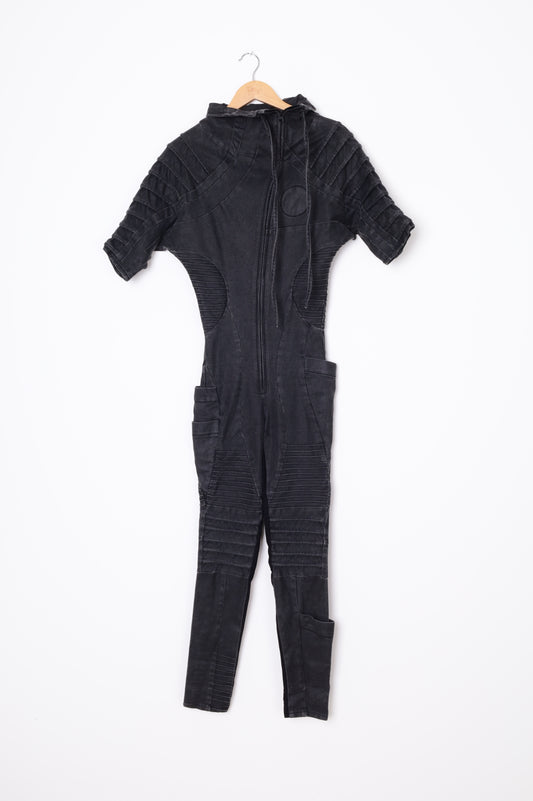 Demobaza Womens Black Jumpsuit Size XS