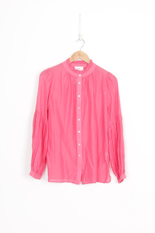 Bird & Knoll Womens Pink Shirt Size S