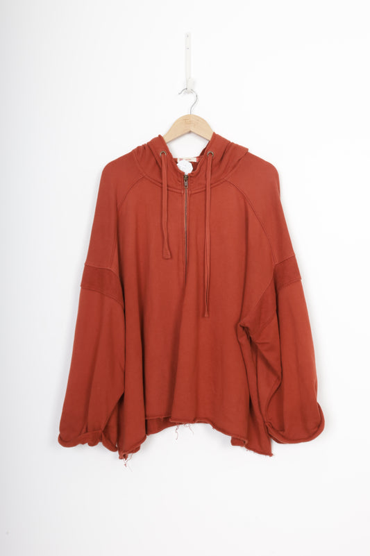 We-Ar Womens Orange Sweatshirt Size L