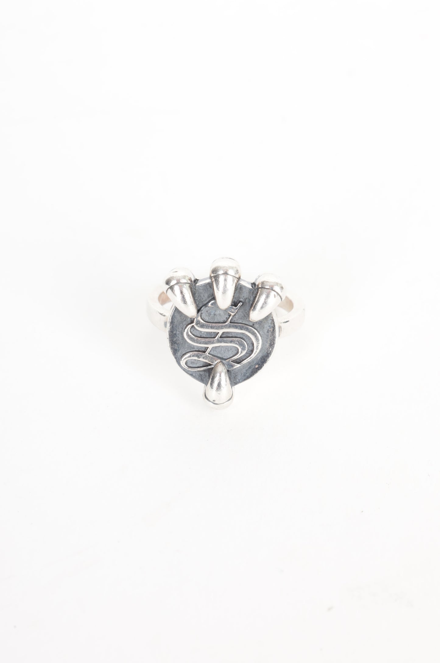 Stolen Girlfriends Club Womens Silver Ring Size US 10