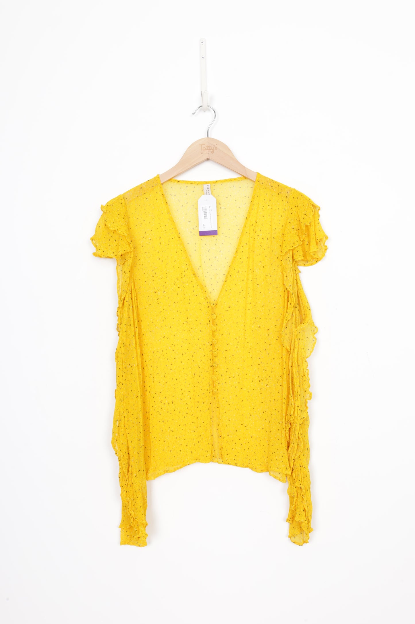 Bec + Bridge Womens Yellow Top Size 10