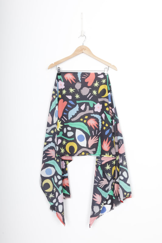 gorman x luke john matthew arnold Womens Multi Scarf Size O/S