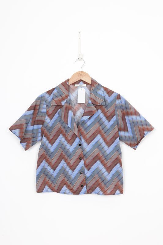 Ruby Womens Blue Shirt Size 8